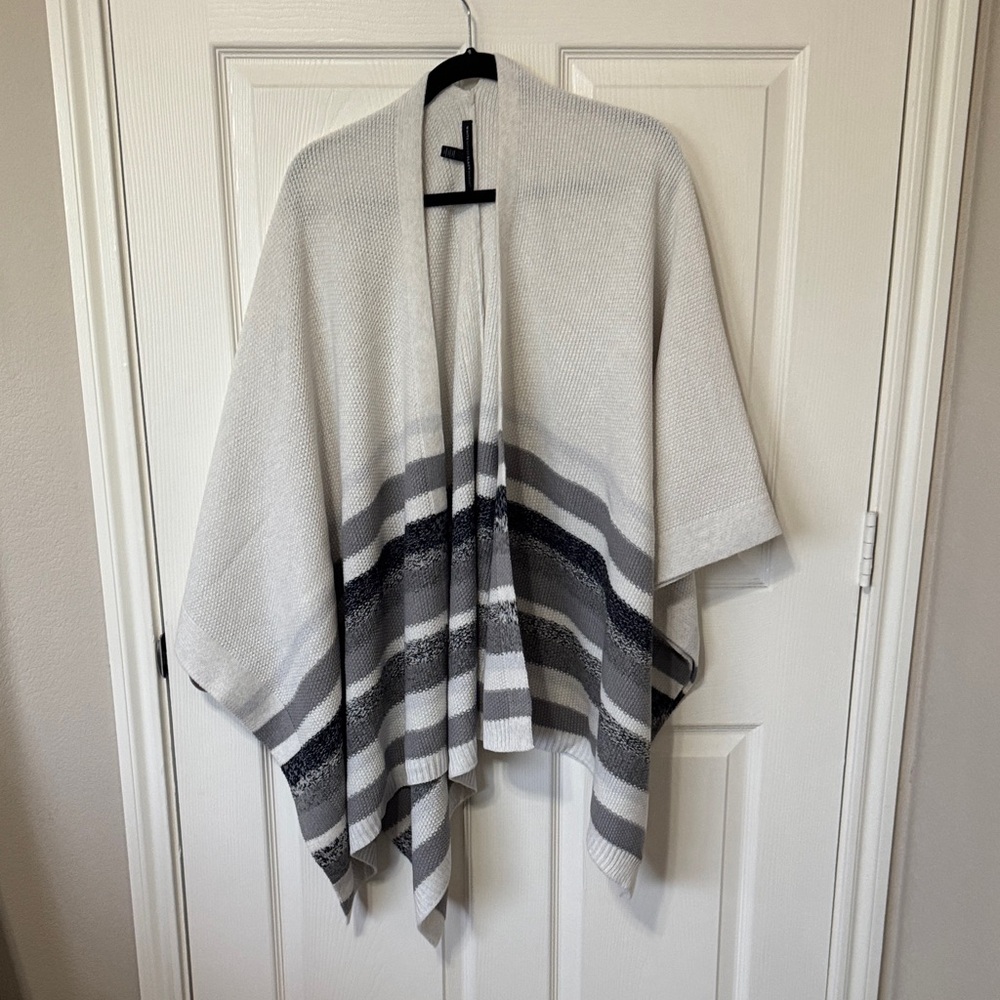 White House black market sweater poncho